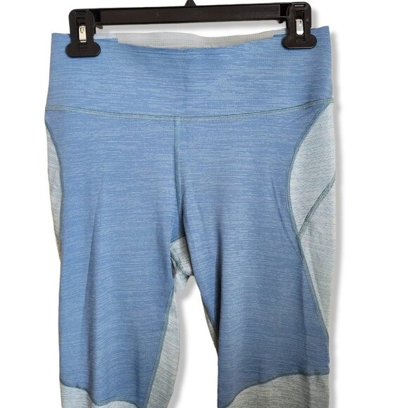 Outdoor Voices Womens‎ Cropped TechSweat Leggings Medium Blue Heather Pull On - Picture 4 of 14